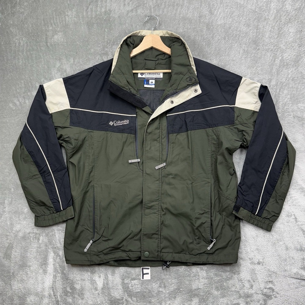 Columbia Green Core Waterproof Jacket Size Men's Large